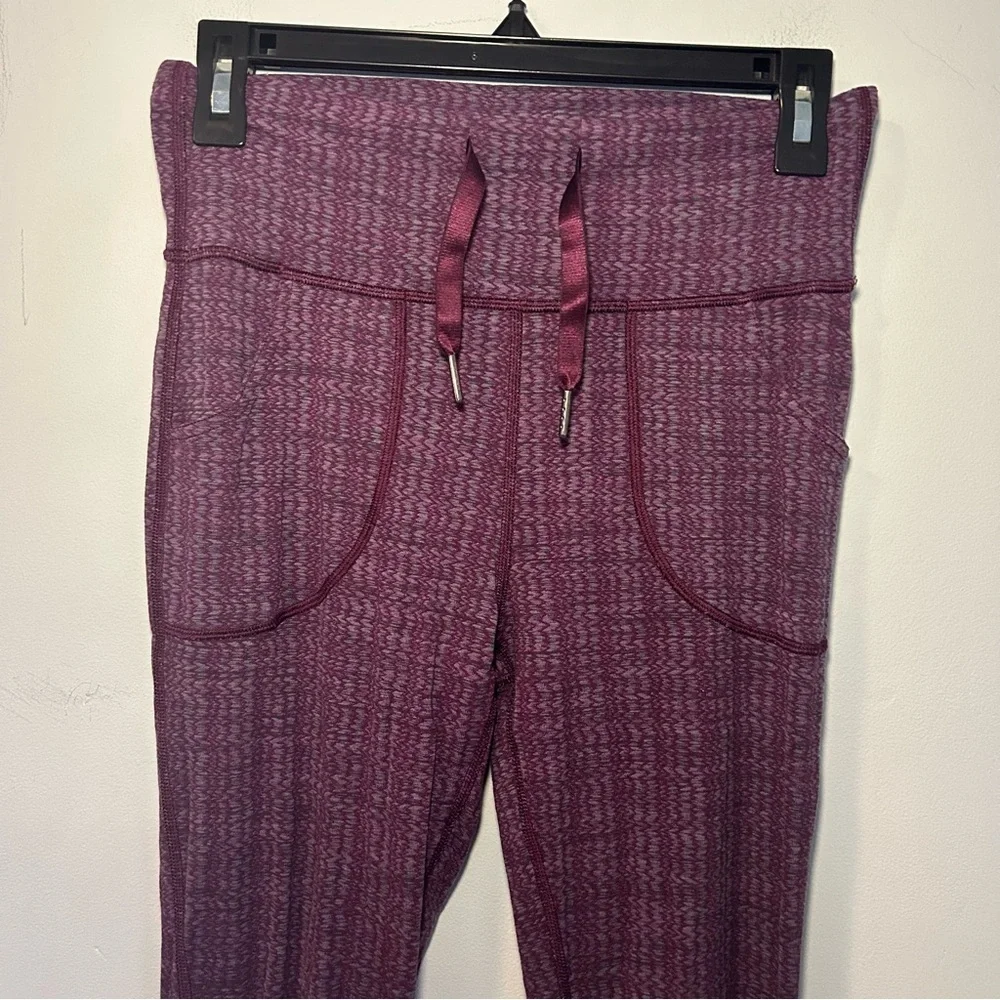 Lululemon Plum Skinny Will Yoga Pants Size 6